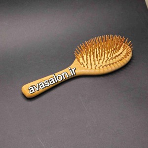 برس مو چوبی بامبو Wooden hair bruSH