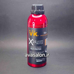 بوتاکس مو24لایه وی کی حجم 1400ml ا VK X24 LAYERS BOTOX