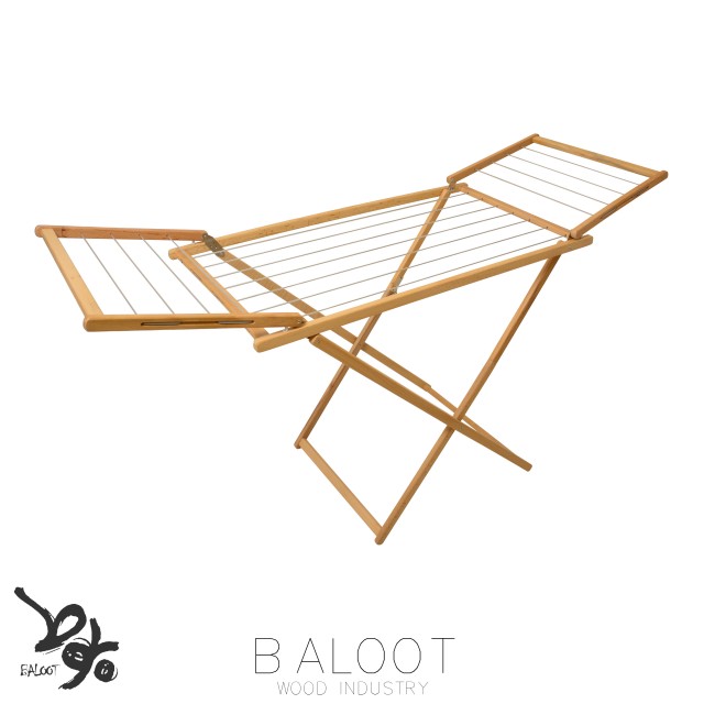 بند رخت  چوبی لوکس بزرگ مدل ZARA کد 4902