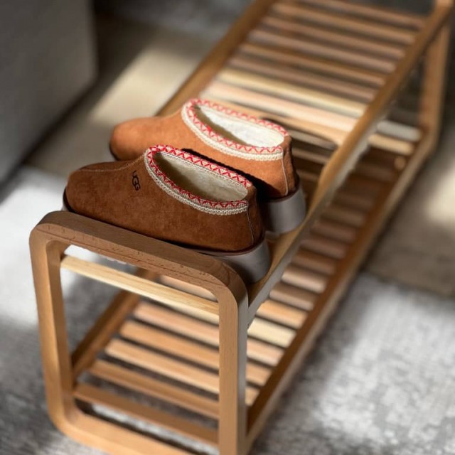 جاکفشی چوبی لوکس مدل راک تمام چوب راش – کد 4912