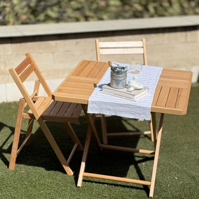 میز  چوبی۴ نفره  تاشو تمام چوب راش – کد 4950