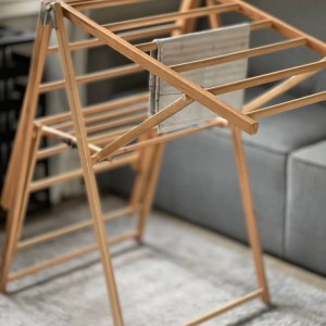 بند رخت  چوبی لوکس مدل آپارتمانی طرح ZARA  کد 4907