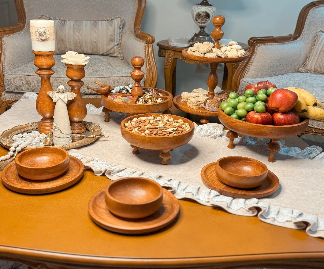 سرویس چوبی پذیرایی