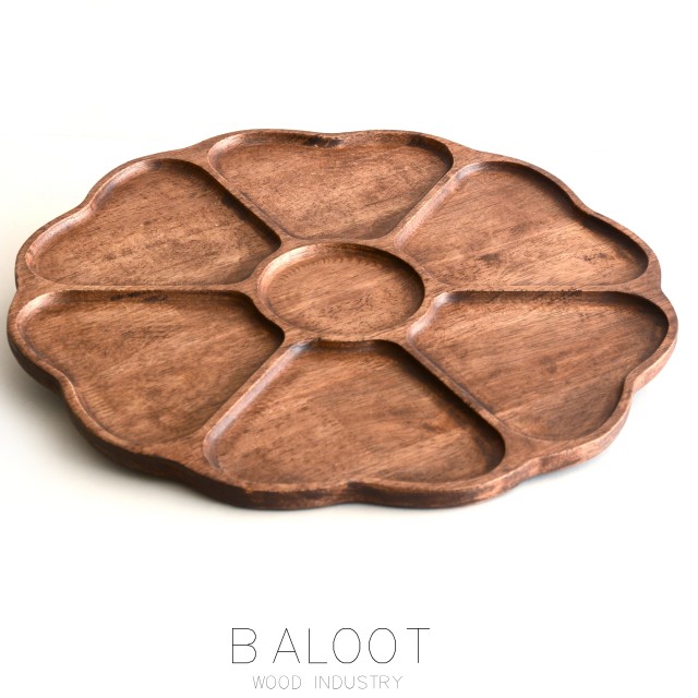 اردورچوبی  7 خانه طرح گل کد 4560