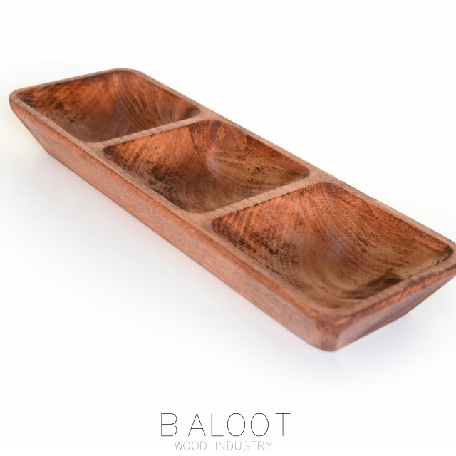اردور چوبی سه‌خانه  گردو مدل انجل –   کد B 4525