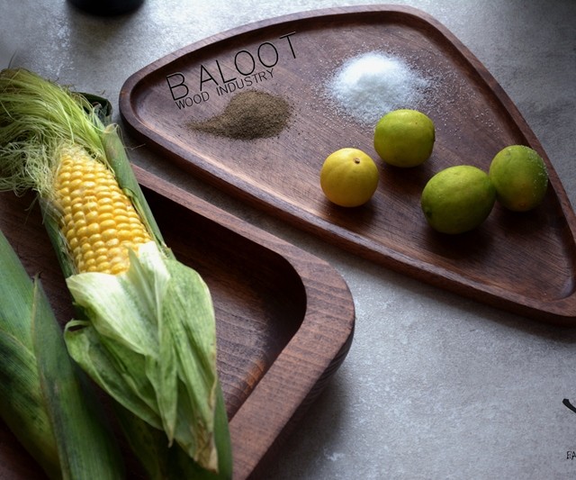سینی چوبی  مثلث بزرگ کد 3357