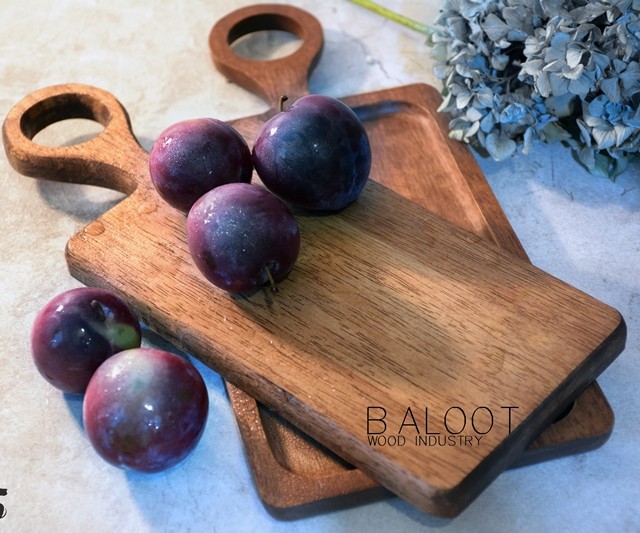 سینی  چوبی سرو مستطیل راکتی کد 3312