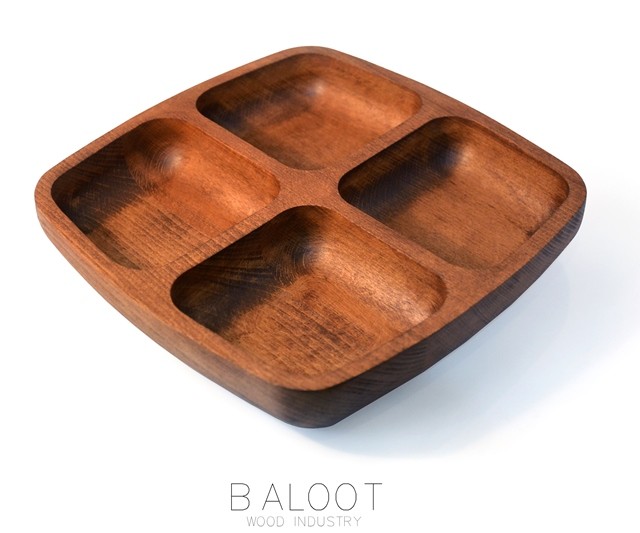 اردور چوبی چهارخانه مربع لوکس (چوب راش وارداتی) – کد 4515