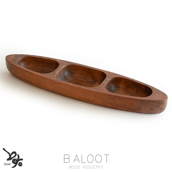 اردور چوبی قایقی سه‌خانه لوکس (چوب راش وارداتی) – کد 4517