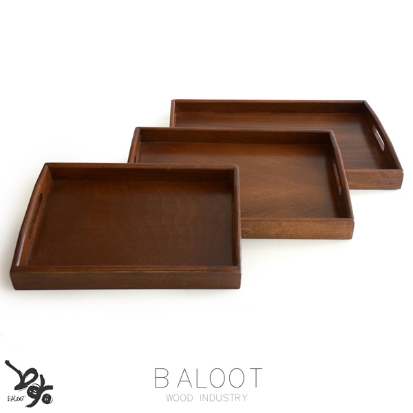 سینی پذیرایی تمام چوب لوکس D کد 3604