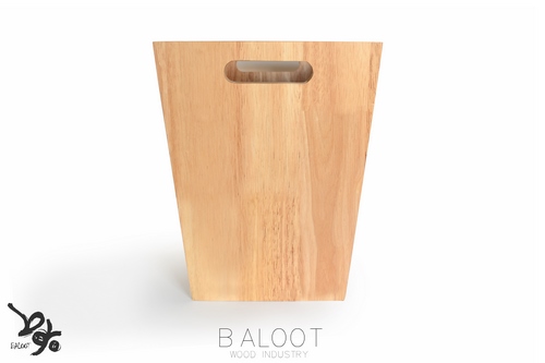 سطل زباله چوبی  كوچك کد 4613