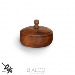 قندان چوبی گرد قطر 12 کد 4433