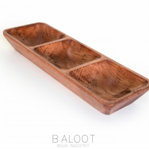 اردور چوبی سه‌خانه  گردو مدل انجل –   کد B 4525