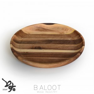 بشقاب گرد 30 سانت گردو کد 4702 B