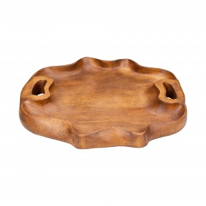 سینی تزئینی دفرمه گرد 30*30 کد 4731