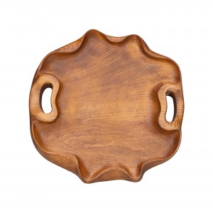 سینی تزئینی دفرمه گرد 30*30 کد 4731