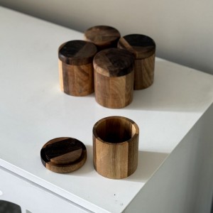 ادویه خوری استوانه ای گردو کد 2224