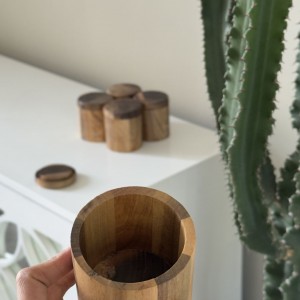 ادویه خوری استوانه ای گردو کد 2224