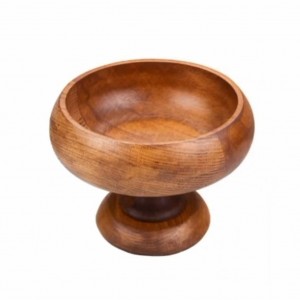 میوه‌خوری چوبی لوکس پایه‌دار مدل خمره‌ای کد 415
