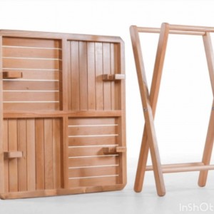 میز  چوبی۴ نفره  تاشو تمام چوب راش – کد 4950
