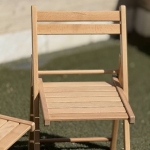 صندلی چوبی تاشو تمام چوب راش – کد 4953