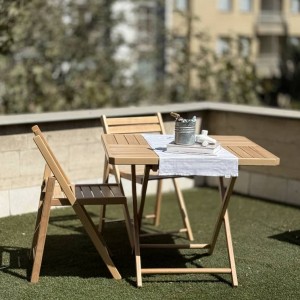 میز  چوبی۴ نفره  تاشو تمام چوب راش – کد 4950
