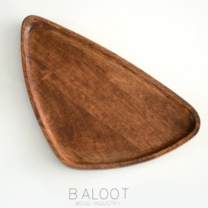 سینی چوبی مثلث کوچک کد 3355