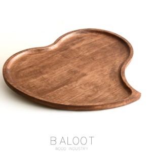 سینی چوبی طرح قلب کد 3328