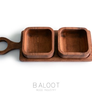 آجیل خوری راکتی  دو  کاسه کد 3373 R