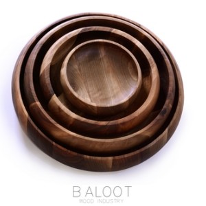 کاسه خراطی 20 سانت گردو کد 4708 B