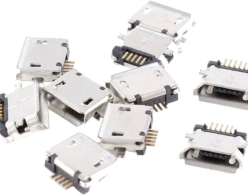 MICRO USB 5PIN ( COPPER BODY WITH HOLDER)