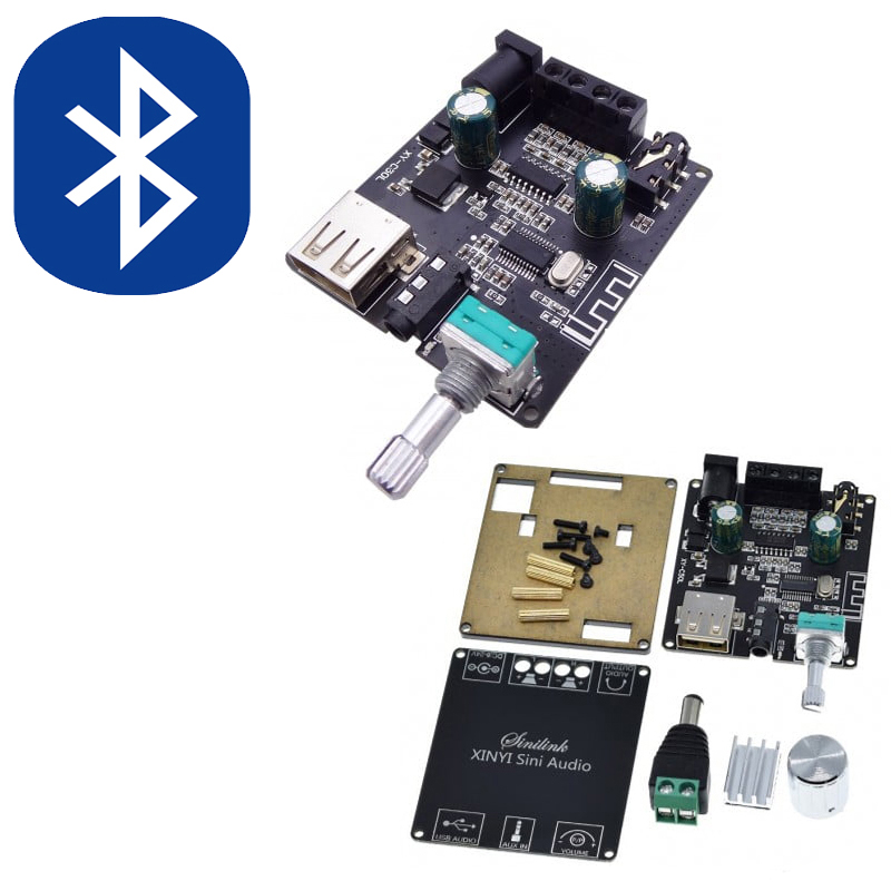 ماژول آمپلی فایر صوتی بلوتوث دار 2×50 وات مدل XY-C50L