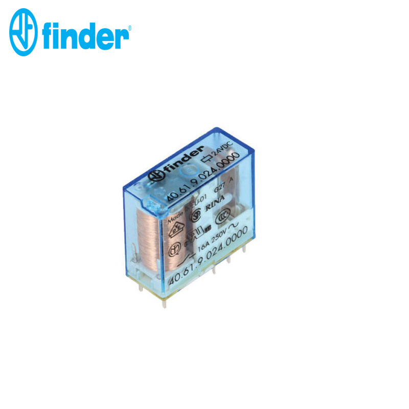رله 24vDC تک کنتاکت 16 آمپر فیندر 406190240000