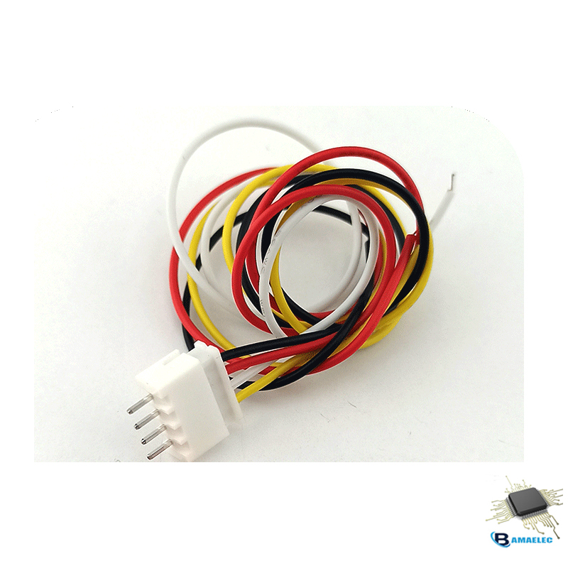 کانکتور مخابراتی XH-04 سیم دار 4 پین-مادگی(30 سانتی متر)