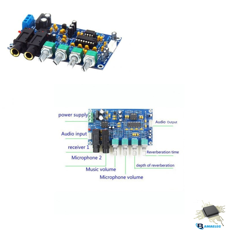 برد اکو و پری آمپلی فایر حرفه ای XH-M173