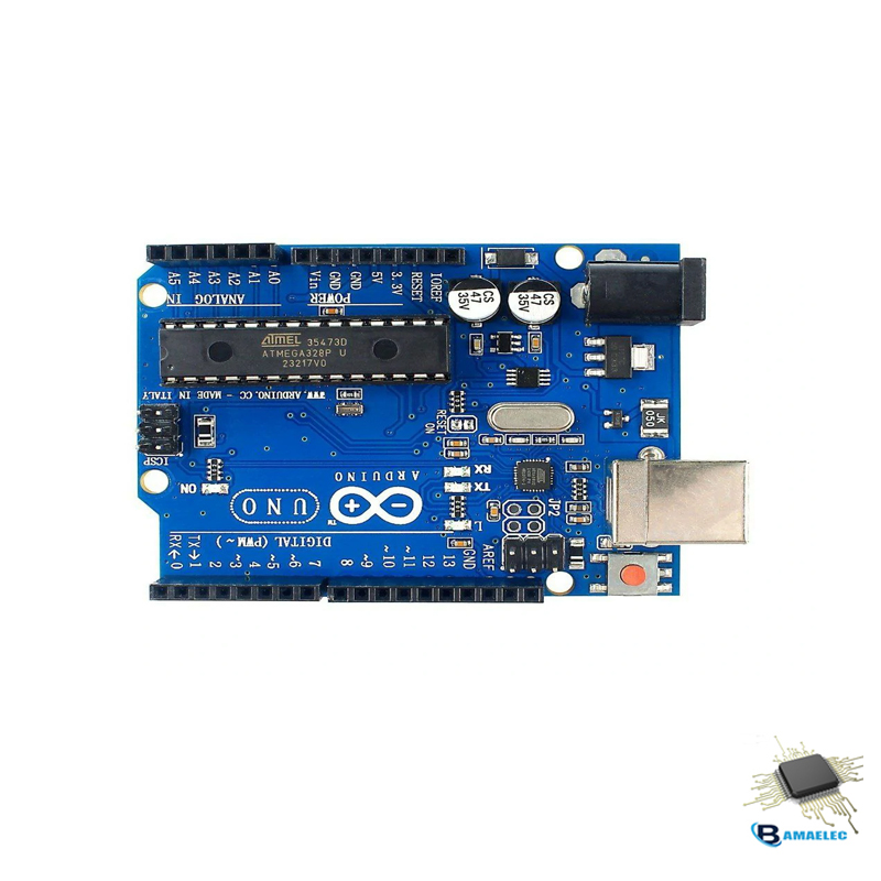 برد آردوینو Uno R3 دارای پردازنده ATmega328P
