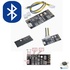 ماژول بلوتوث صوتی MH-M38 دارای 2 خروجی آمپلی فایر 5W