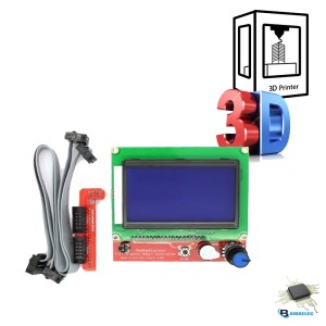 ماژول کنترلر پرینتر سه بعدی با نمایشگر گرافیکی 128×64
