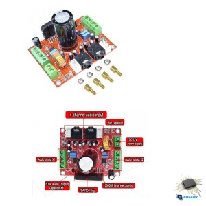 ماژول آمپلی فایر 4X50W با تراشه TDA7850