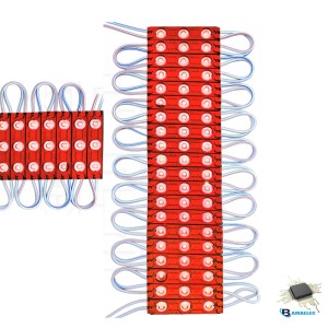 بلوکی قرمز لنزدار