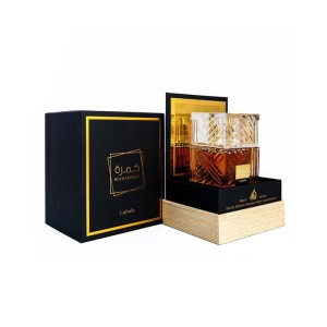 ادوپرفیوم لطافه مدل خمره مشکی Khamrah