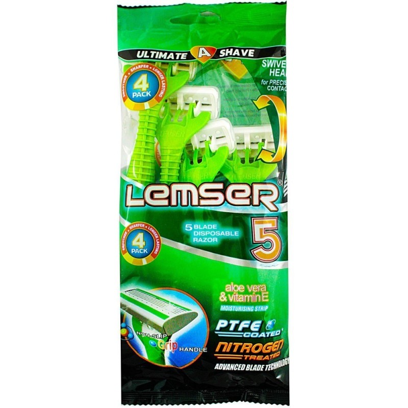 ژیلت 5 لبه لمسر سبز و مناسب آقایاین