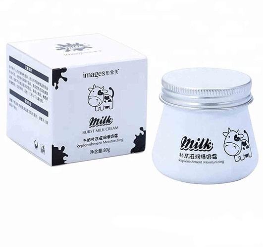 کرم سفید کننده پوست شیر گاو