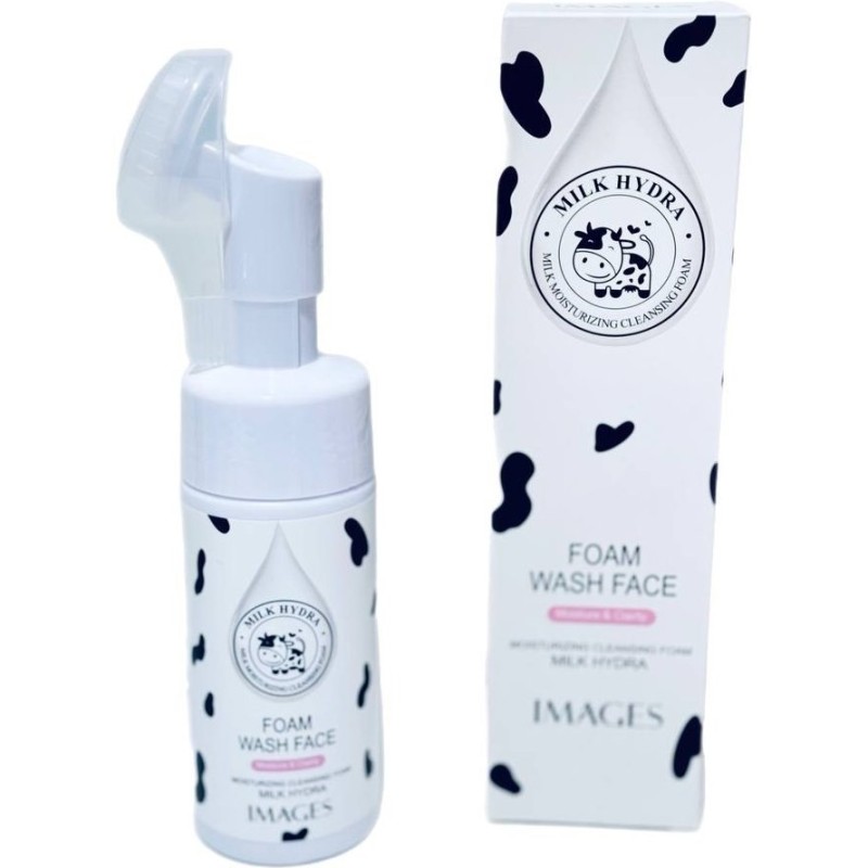 فوم براش دار شستشو صورت شیر گاو حجم 120 میل