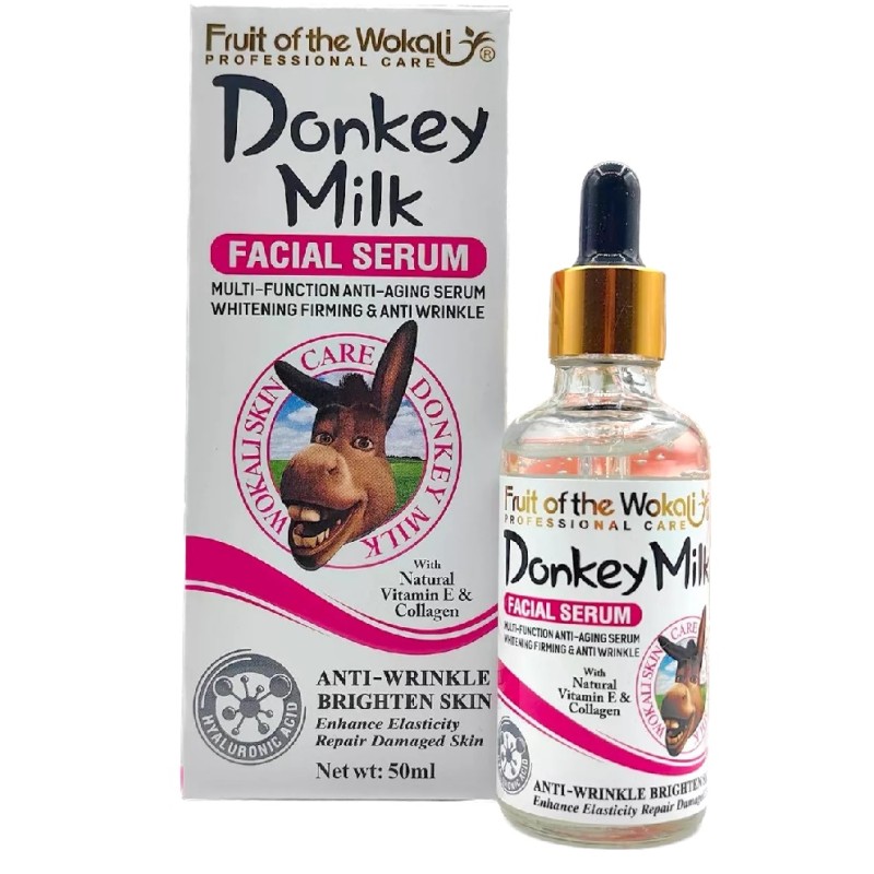 سرم پوستی سفید کننده و جوان کننده صورت شیر الاغ (صورتی)