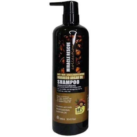 شامپو آرگان میراکل رسکیو (Miracle Rescue) بدون سولفات حجم 900 میل