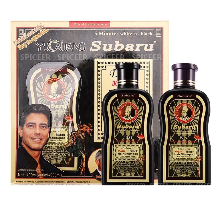 شامپو سوبارو - مشکی کننده مو آقایان حجم 400 میلی لیتر