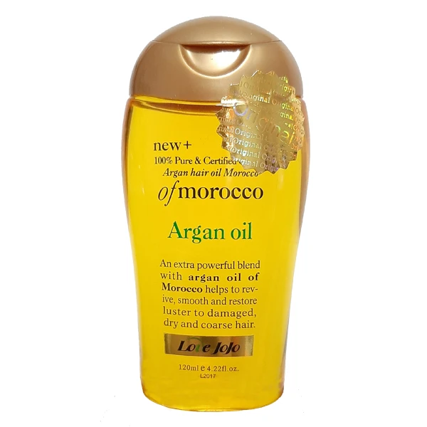 روغن مو آرگان مدل لاو جوجو حجم 120 میلی لیتر