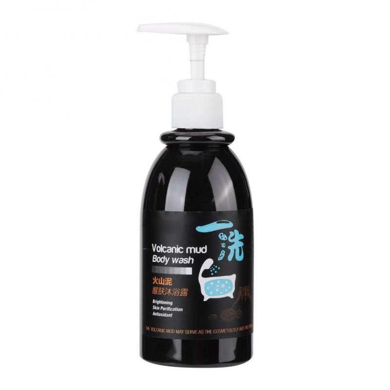 شامپو معجزه سفید کننده بدن و صورت (volcanic mud body wash) حجم 250 میلی لیتر