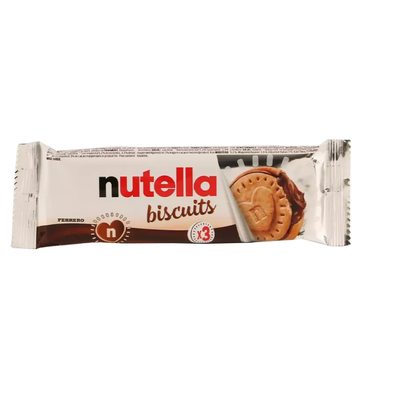 بیسکویت نوتلا (Nutella) مدل فندق و شکلات
